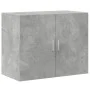Engineered wood gray concrete wall cabinet 80x42.5x64 cm by , Sideboards - Ref: Foro24-846134, Price: 73,13 €, Discount: %