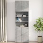 Wandschrank aus Holzwerkstoff in Grau-Betonoptik 80x42,5x64 cm von , Sideboards - Ref: Foro24-846134, Preis: 74,21 €, Rabatt: %