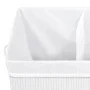 Bamboo laundry basket 2 sections white 100 l by vidaXL, Laundry baskets - Ref: Foro24-320744, Price: 33,34 €, Discount: %