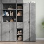 Ingenieurholz-Sideboard in Betongrau 30x42,5x185 cm von , Sideboards - Ref: Foro24-846239, Preis: 93,62 €, Rabatt: %