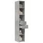 Engineered wood gray concrete sideboard 30x42.5x185 cm by , Sideboards - Ref: Foro24-846239, Price: 92,32 €, Discount: %