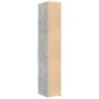 Engineered wood gray concrete sideboard 30x42.5x185 cm by , Sideboards - Ref: Foro24-846239, Price: 92,32 €, Discount: %