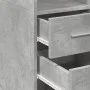 Aparador de madera de ingeniería gris hormigón 30x42,5x185 cm de , Aparadores - Ref: Foro24-846239, Precio: 92,15 €, Descuent...