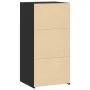 Engineered wood black sideboard 45x41x93 cm by , Sideboards - Ref: Foro24-846356, Price: 51,92 €, Discount: %