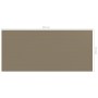 Taupegraue Zeltmatte 250x550 cm von vidaXL, Zeltzubehör - Ref: Foro24-310746, Preis: 38,57 €, Rabatt: %