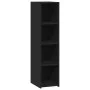 Tall black engineered wood sideboard 30x41x124 cm by , Sideboards - Ref: Foro24-846377, Price: 58,54 €, Discount: %