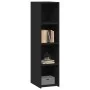 Hoher Schrank aus schwarzer Ingenieurholz 30x41x124 cm von , Sideboards - Ref: Foro24-846377, Preis: 58,36 €, Rabatt: %
