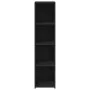 Tall black engineered wood sideboard 30x41x124 cm by , Sideboards - Ref: Foro24-846377, Price: 58,54 €, Discount: %