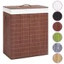 Bambus-Wäschekorb 2-teilig braun 100 l von vidaXL, Wäschekörbe - Ref: Foro24-320748, Preis: 29,84 €, Rabatt: %
