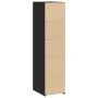 Hoher Schrank aus schwarzer Ingenieurholz 30x41x124 cm von , Sideboards - Ref: Foro24-846377, Preis: 58,36 €, Rabatt: %