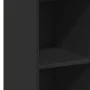 Tall black engineered wood sideboard 30x41x124 cm by , Sideboards - Ref: Foro24-846377, Price: 58,54 €, Discount: %