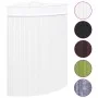 Cesto para la ropa sucia de esquina bambú blanco 60 L de vidaXL, Cestas para ropa - Ref: Foro24-320763, Precio: 50,52 €, Desc...
