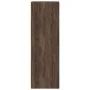Aparador alto madera de ingeniería marrón roble 30x41x124 cm de , Aparadores - Ref: Foro24-846382, Precio: 53,19 €, Descuento: %