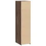 Aparador alto madera de ingeniería marrón roble 30x41x124 cm de , Aparadores - Ref: Foro24-846382, Precio: 53,19 €, Descuento: %