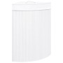 Corner bamboo white laundry basket 60 L by vidaXL, Laundry baskets - Ref: Foro24-320763, Price: 51,65 €, Discount: %