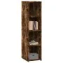 Tall smoked oak engineered wood sideboard 30x41x124 cm by , Sideboards - Ref: Foro24-846380, Price: 52,09 €, Discount: %