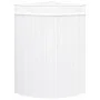 Cesto para la ropa sucia de esquina bambú blanco 60 L de vidaXL, Cestas para ropa - Ref: Foro24-320763, Precio: 50,52 €, Desc...