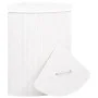 Eck-Wäschekorb Bambus weiß 60 L von vidaXL, Wäschekörbe - Ref: Foro24-320763, Preis: 50,05 €, Rabatt: %