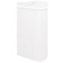 Eck-Wäschekorb Bambus weiß 60 L von vidaXL, Wäschekörbe - Ref: Foro24-320763, Preis: 50,05 €, Rabatt: %