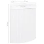 Eck-Wäschekorb Bambus weiß 60 L von vidaXL, Wäschekörbe - Ref: Foro24-320763, Preis: 50,05 €, Rabatt: %