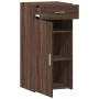 Engineered wood brown oak sideboard 45x42.5x93 cm by , Sideboards - Ref: Foro24-846291, Price: 73,35 €, Discount: %