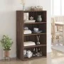 Aparador alto madera de ingeniería marrón roble 70x41x124 cm de , Aparadores - Ref: Foro24-846410, Precio: 83,11 €, Descuento: %