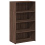 Hoher Schrank aus braunem Eichenfurnierholz 70x41x124 cm. von , Sideboards - Ref: Foro24-846410, Preis: 84,35 €, Rabatt: %