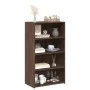 Aparador alto madera de ingeniería marrón roble 70x41x124 cm de , Aparadores - Ref: Foro24-846410, Precio: 83,11 €, Descuento: %