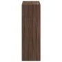 Aparador alto madera de ingeniería marrón roble 70x41x124 cm de , Aparadores - Ref: Foro24-846410, Precio: 83,11 €, Descuento: %