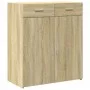 Eichenholz-Sideboard aus Sperrholz Sonoma 80x42,5x93 cm von , Sideboards - Ref: Foro24-3281471, Preis: 147,11 €, Rabatt: %