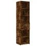 Smoked oak engineered wood sideboard 45x42.5x185 cm by , Sideboards - Ref: Foro24-3281452, Price: 114,62 €, Discount: %
