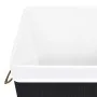 Schwarzer einteiliger Bambus-Wäschekorb von vidaXL, Wäschekörbe - Ref: Foro24-320757, Preis: 31,42 €, Rabatt: %