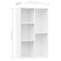 Weißes Sperrholzregal/Sideboard 50x25x80 cm von vidaXL, Bücherregale und Regale - Ref: Foro24-800162, Preis: 42,76 €, Rabatt: %