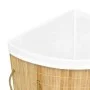 Bamboo corner laundry basket 60 L by vidaXL, Laundry baskets - Ref: Foro24-320759, Price: 35,83 €, Discount: %