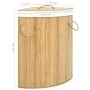 Bamboo corner laundry basket 60 L by vidaXL, Laundry baskets - Ref: Foro24-320759, Price: 35,83 €, Discount: %