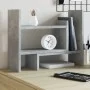 Wooden desktop organizer with concrete engineering 38.5x17x39 cm by , Classification and organization - Ref: Foro24-848062, P...