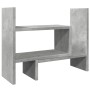Wooden desktop organizer with concrete engineering 38.5x17x39 cm by , Classification and organization - Ref: Foro24-848062, P...