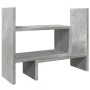 Wooden desktop organizer with concrete engineering 38.5x17x39 cm by , Classification and organization - Ref: Foro24-848062, P...