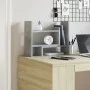 Wooden desktop organizer with concrete engineering 38.5x17x39 cm by , Classification and organization - Ref: Foro24-848062, P...