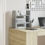 Wooden desktop organizer with concrete engineering 38.5x17x39 cm by , Classification and organization - Ref: Foro24-848062, P...