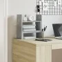 Wooden desktop organizer with concrete engineering 38.5x17x39 cm by , Classification and organization - Ref: Foro24-848062, P...