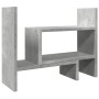 Organizador escritorio madera ingeniería hormigón 38,5x17x39 cm