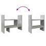 Wooden desktop organizer with concrete engineering 38.5x17x39 cm by , Classification and organization - Ref: Foro24-848062, P...