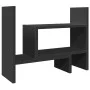 Wooden engineering desktop organizer in black, 38.5x17x39 cm by , Classification and organization - Ref: Foro24-848060, Price...