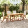Garten-Esszimmer-Set, 5-teilig, Massivholz Akazie und Textilene von , Gartensets - Ref: Foro24-3279286, Preis: 580,64 €, Raba...