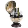 World ball bar cabinet in white eucalyptus wood by vidaXL, Wine and liquor cabinets - Ref: Foro24-320910, Price: 94,59 €, Dis...