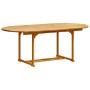 Garden dining set 5 pieces solid acacia wood and textilene by , Garden sets - Ref: Foro24-3279286, Price: 537,47 €, Discount: %