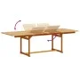 Juego comedor de jardín 7 pzas madera maciza acacia y textileno de , Conjuntos de jardín - Ref: Foro24-3279320, Precio: 827,7...