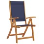 Garden dining set 7 pieces solid acacia wood and textilene by , Garden sets - Ref: Foro24-3279301, Price: 729,15 €, Discount: %