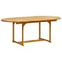 Garden dining set 7 pieces solid acacia wood and textilene by , Garden sets - Ref: Foro24-3279273, Price: 733,08 €, Discount: %